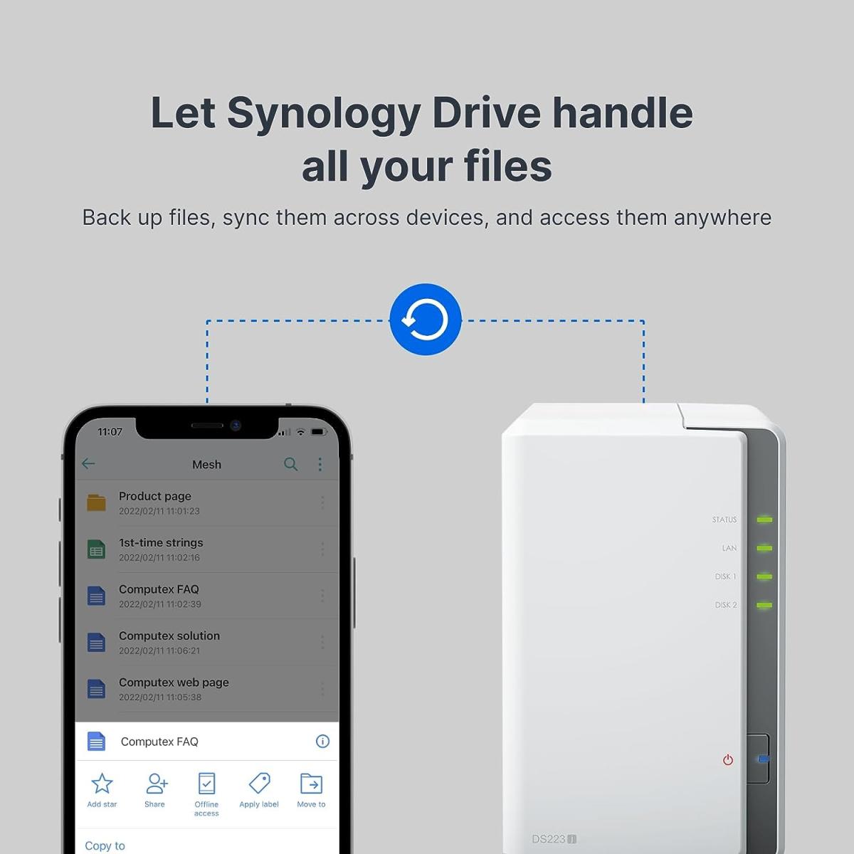 Synology Diskstation Ds223j 2 Bay Diskless Nas W/ Realtek Rtd1619b 4 Core Cpu & 1gb Ddr4 Ram Synology Diskstation Ds223j 2 Bay Diskless Nas W/ Realtek Rtd1619b 4 Core Cpu & 1gb Ddr4 Ram