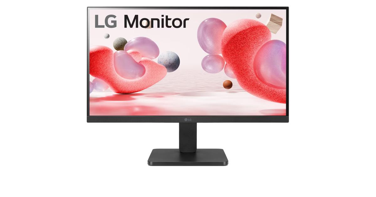 LG 24MR400-B 24" FHD 3-Side Borderless IPS 100Hz Monitor with FreeSync™– Monitor - CompuMe