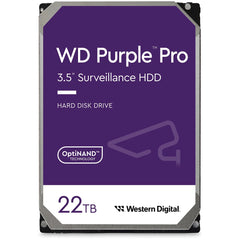 Western Digital 22TB WD Purple Pro Surveillance HDD SATA 6 Gb/s 7200 RPM 512 MB Cache