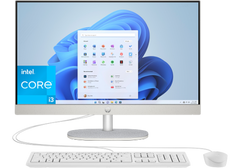 HP AIO All-in-One 24-cr0044ne PC 13Gen Intel® Core™ i3-1315U 6-Cores 8GB RAM DDR4 (Upgradable), 512 GB SSD 24" IPS FHD Display - White