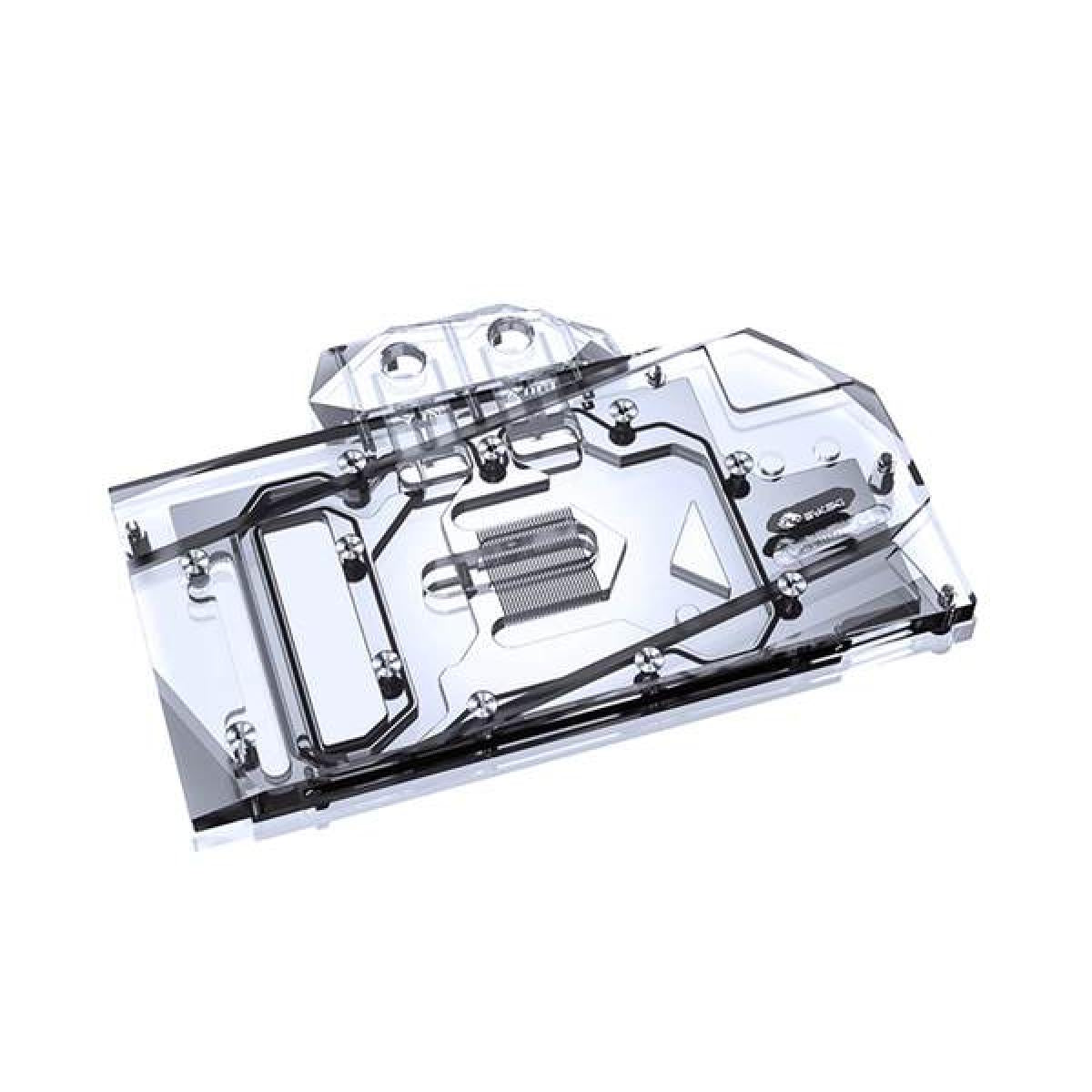 Bykski Full Coverage GPU Water Block and Backplate for MSI RTX 3070 VENTUS (N-MS3070VES-X). 5v Addressable RGB (RBW) Transparent