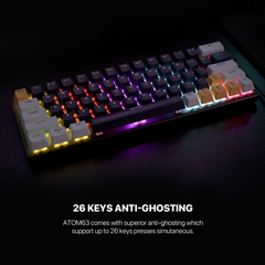 Fantech MK874 SKB ATOM 63 Mechanical Gaming Keyboard