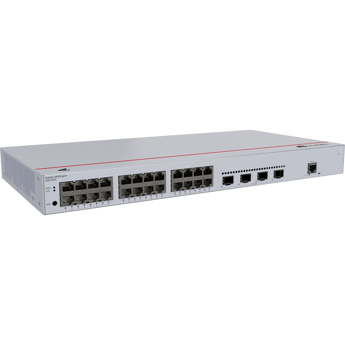 Huawei EKit S220-24T4X Managed 24-Port Gigabit Ethernet Switch with 4×10G SFP+ Uplinks Huawei EKit S220-24T4X Managed 24-Port Gigabit Ethernet Switch with 4×10G SFP+ Uplinks