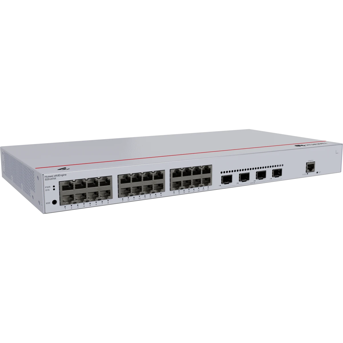 Huawei EKit S220-24T4X Managed 24-Port Gigabit Ethernet Switch with 4×10G SFP+ Uplinks
