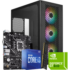 INTEL CORE I3 10100F // GT 610 2GB // 8GB RAM - Low Budget Build | Custom Build | - CompuMe