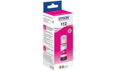 Genuine Epson 112 EcoTank Ink Bottle 70ml Cartridge Pigment - Magenta