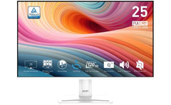 MSI Pro MP251W E2 25" IPS Full HD 120Hz 1ms HDR Ready EyesErgo Anti-Flicker Less Blue Light Eye-Q Check VGA & Display Port & HDMI - White