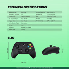 FANTECH WGP13X SHOOTER III X WIRELESS GAMING CONTROLLER WHITE