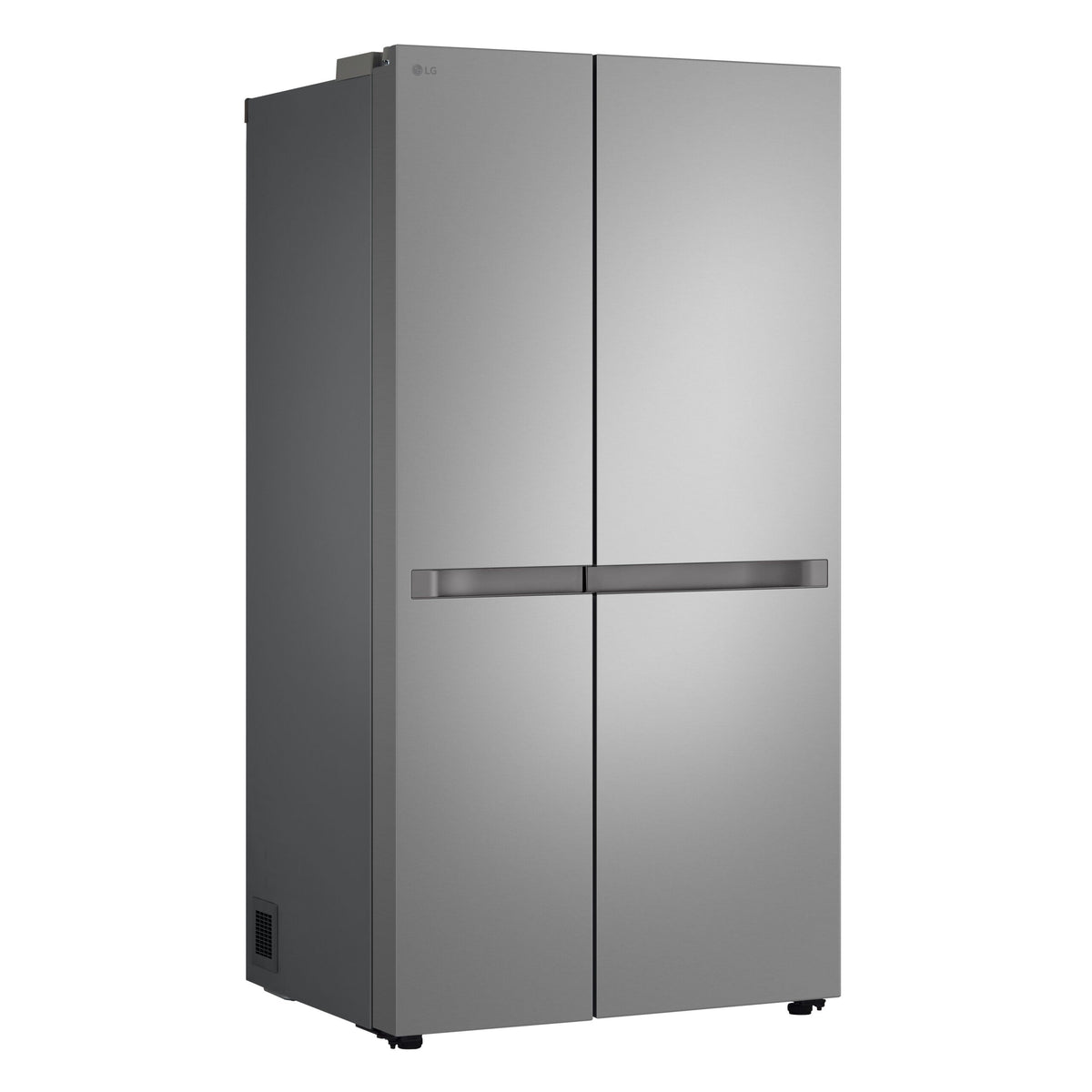 LG Side by side Refrigerator A+, 658Lit, Linear Cooling, Smart features, Prime Silver - GCB-287DVL.APYPELF