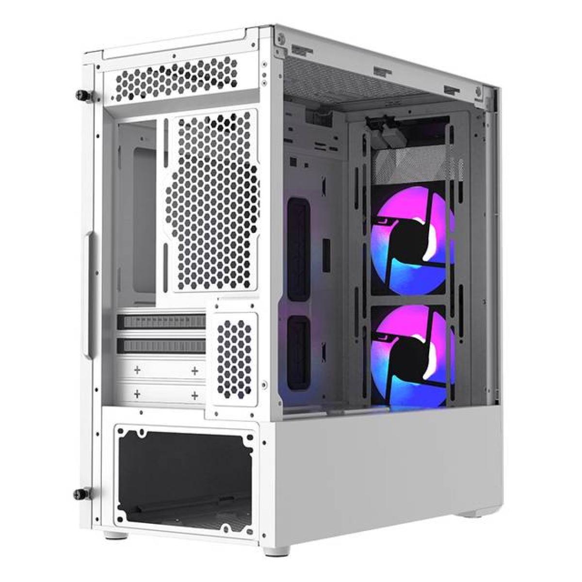 COOLER MASTER ARGB PC case for desktop computer builds and component installation