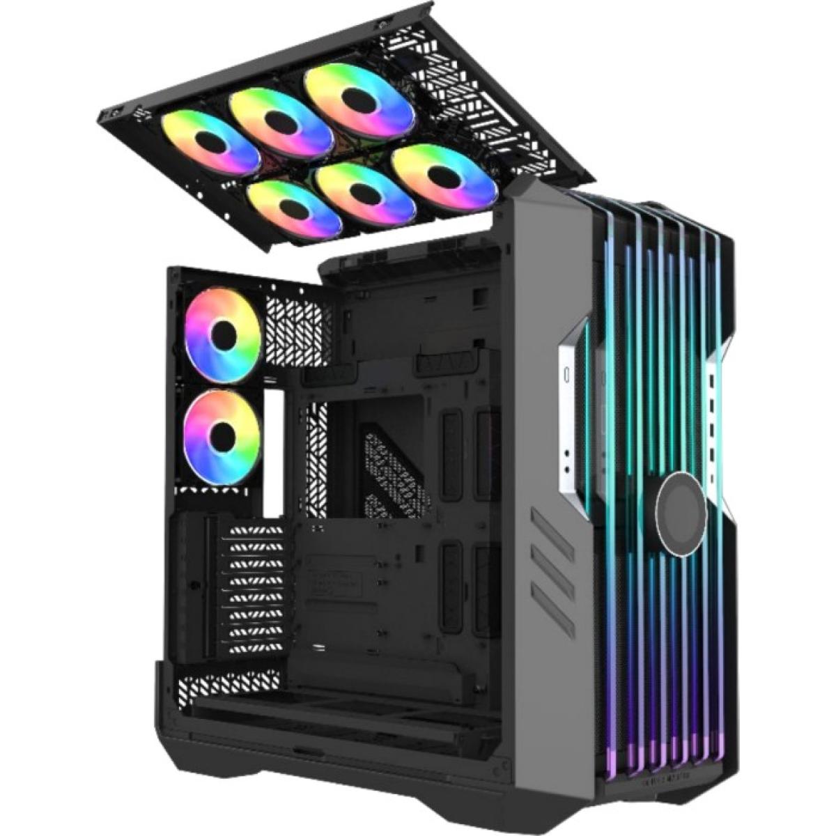 COOLER MASTER ARGB PCIe PC case for desktop computer builds and component installation
