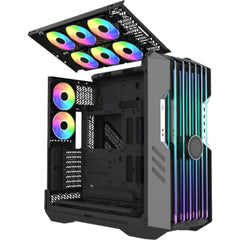 COOLER MASTER ARGB PCIe PC case for desktop computer builds and component installation