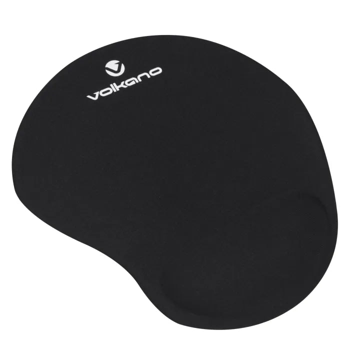 VOLKANO COMFORT SERIES GEL WRISTGUARD MOUSEPAD - BLACK