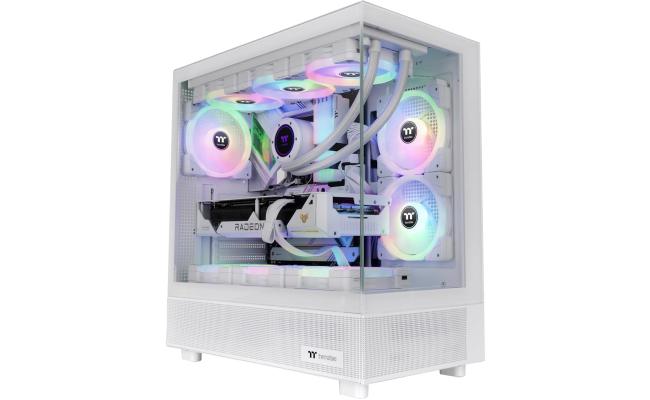 Thermaltake ARGB PC case for desktop computer builds and component installation