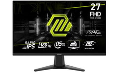 Msi Mag 275f 27" Rapid Ips Full Hd 0.5ms 180hz Ai Vision Amd Freesync™ W/ 2x Hdmi & Displayport Interface Black