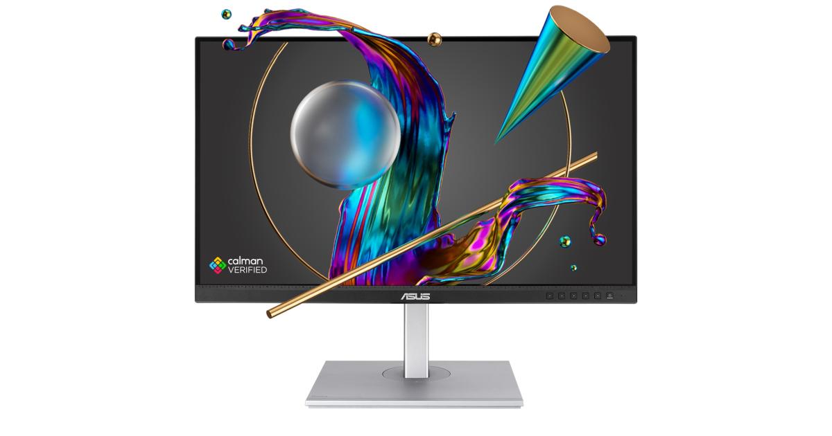 ASUS ProArt PA279CV 27''Professional IPS Monitor-4K UHD (3840 x 2160),60Hz,10 bit,100% sRGB,HDR10,USB-C, Full Adjustable Stand,Built in Speakers
