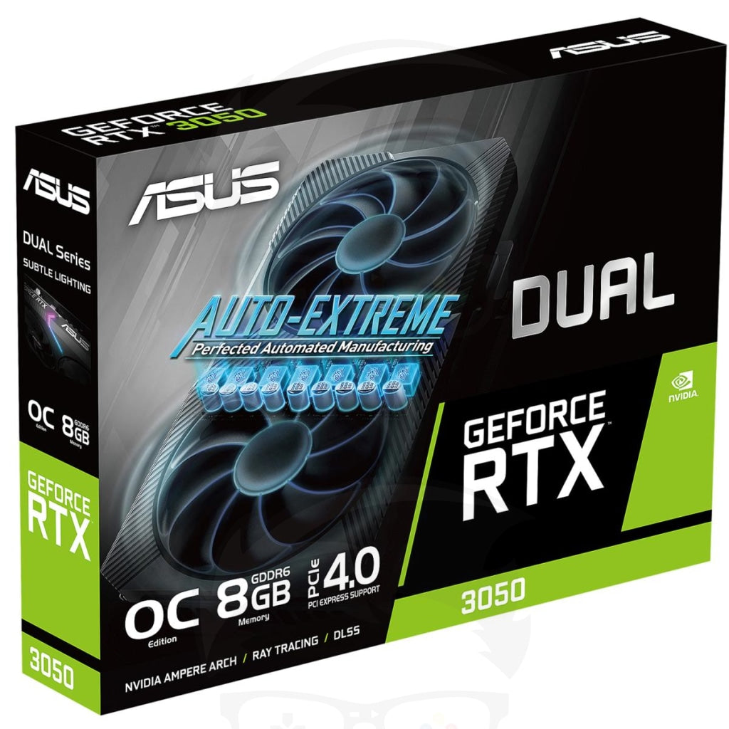 ASUS Dual GeForce RTX 3050 V2 OC Edition 8GB GDDR6 Graphics Card