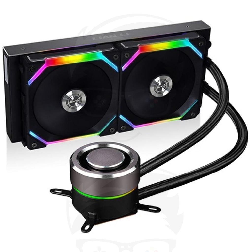 LIAN LI Galahad 240mm (Black/White) ARGB AIO UNI FAN SL Edition CPU Cooler