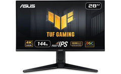 Asus Tuf 28" Vg28uql1a 4k 144hz Hdmi 2.1 Fast Ips 1ms G Sync Compatible Eye Care Dci P3 90%