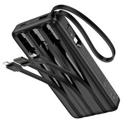 Hoco J146 Power Bank Night Tide With 4 Cables 10000mah