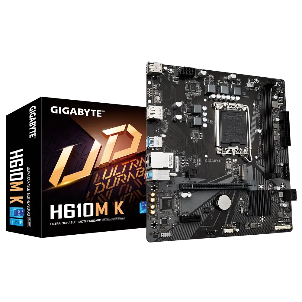 GIGABYTE H610M K DDR5 MOTHERBOARD
