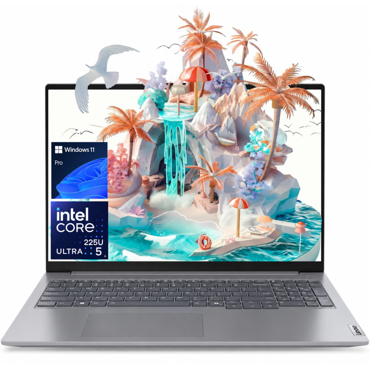 Lenovo Thinkbook 16 Gen 8 (2025) Intel® Ultra 5 Gen II 225U 12-Core Intel® AI Boost w/ DDR5 Memory & Backlit keyboard - Arctic Grey