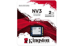 Kingston NVMe PCIe solid state drive for data storage