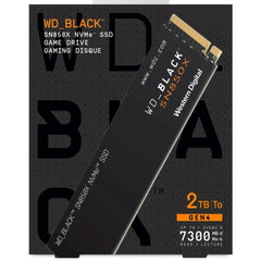 WD BLACK SN850X 2TB PCIe 4.0 NVMe M.2 SSD-Sequential Read/Write (7300/6300 MB/s) | SN850 2TB |