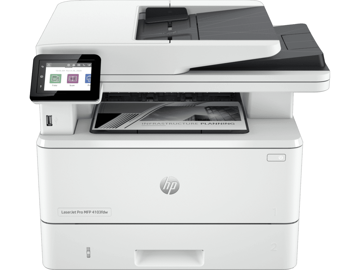 HP LaserJet Pro MFP 4103fdw Printer