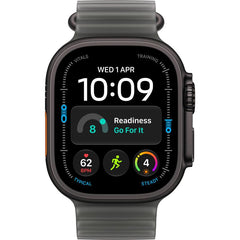 Apple Watch Ultra 4 GPS + Cellular 49Mm, Black Titanium Case, Translucent Black Ocean Band - MJAY4AF/A