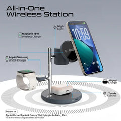 Promate Synergy-3.Black, Wireless Charging Station