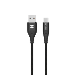 Promate CCORD-1 Fabric Braided USB-C Data Sync & Charge Cable