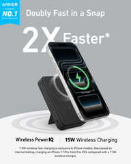 ANKER MAGGO 10K Mah W\Display Wireless PowerBank - WHITE