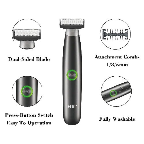 HTC Intimate Trimmer, Battery Work Up To 150Min, Grey - GT-288
