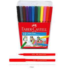 Faber Castell Fibre Tip Color Pen Pack of 12