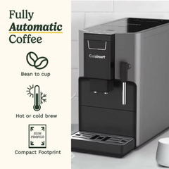 Cuisinart Fully Automatic Espresso Machine, 1.5Lit, 1690Watts, Black - EM550E