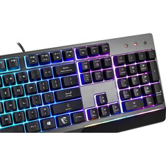 MSI Vigor GK30 RGB 6-Zone RGB Lighting Gaming Keyboard - BLACK