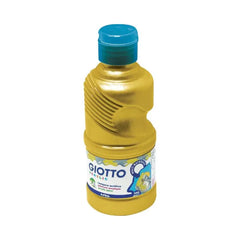GIOTTO Acrylic Paint Gloss Effect, Metallic 500ml Pack of 1