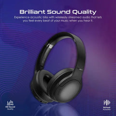 Promate Laboca-Pro Black, Wireless Headphones