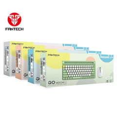 Fantech GO MOCHI 80Keys WK897 Wireless Keyboard Mouse Combo - Green Matcha