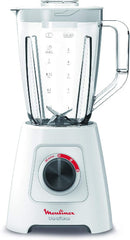 Moulinex Blend force Blender, 2Lit, 600Watts, White - LM423125