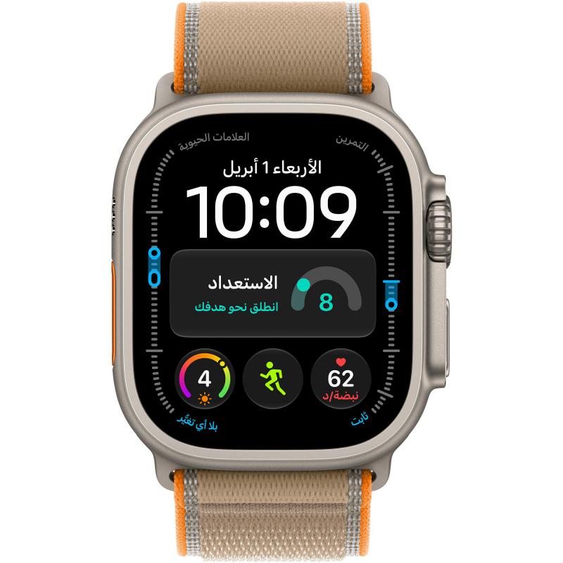 Apple Watch Ultra 4 GPS + Cellular 49Mm, Natural Titanium Case, Sand Trail Loop, M/L - MJAQ4AF/A