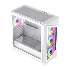 GAMEMAX Destroyer TGW MATX White GAMING CASE