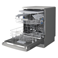 Indesit Dishwasher Freestanding A+++, 9Programmes, 14Sets, Auto Open Door, Stainless Steel - DFO 3T133 A F X