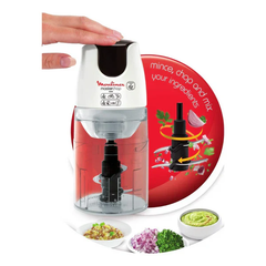 Moulinex Chopper 4Blades, 0.5Lit, 500Watts, White - DJ450B27