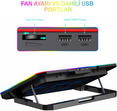 HAVIT F2069/BLK PC LAPTOP COOLING PAD