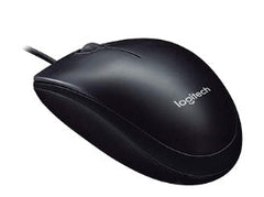 Logitech M90 Full-Size Wired Mouse - Black