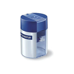 Staedtler Round Sharpener for Pencils, Blue lid