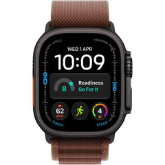 Apple Watch Ultra 4 GPS + Cellular 49Mm, Black Titanium Case, Burgundy Alpine Loop, M - MJC14AF/A