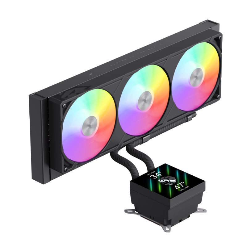 GAMEMAX GLACIER 360 LIQUID CPU COOLER BLACK
